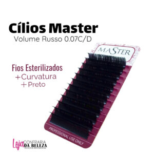 Cílios Master 0.07 D ou C Seda Silk Premium