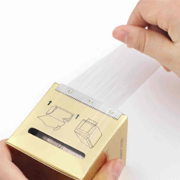 Rolo Plástico Filme PVC 200m com Régua a Rolo Plástico Filme PVC 200m com Régua a