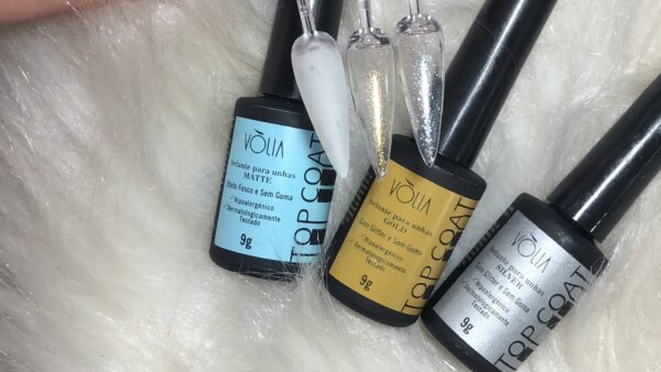 topcoat silver-gold-matte Confraria da Beleza Vòlia topcoat silver gold matte