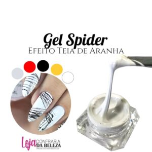 Gel Spider para Decoração Unhas Gel