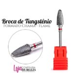 Broca de Tungstênio Chama Cinta Vermelha
