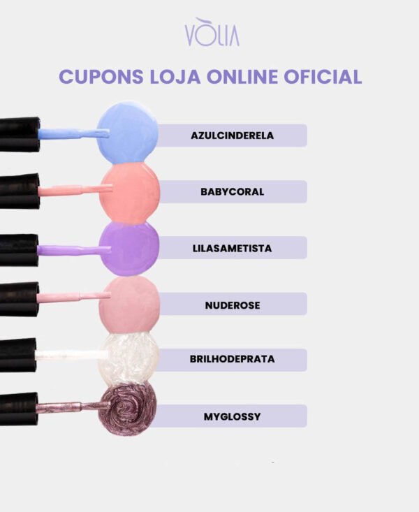 Esmalte em Gel Volia Confraria da Beleza Vòlia Esmalte em Gel Volia