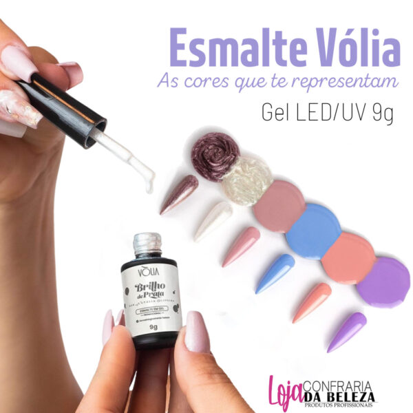Esmalte em Gel Volia 9g Confraria da Beleza Vòlia Esmalte em Gel Volia 9g