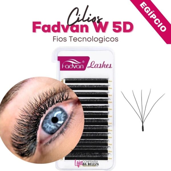 Cilios 5D W Fadvan mix (2) Confraria da Beleza Fadvan 50651 Cilios 5D W Fadvan mix 2