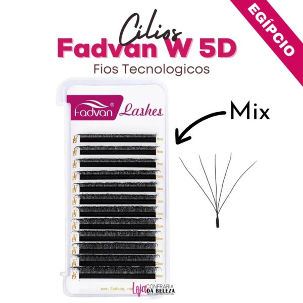 Cílios W 5D Mix Fadvan Tecnológico Volume Egípcio Cílios W 5D Mix Fadvan Tecnológico Volume Egípcio