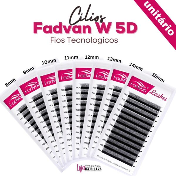 Confraria da Beleza Fadvan 50840 Cilios 5D W Fadvan Unitario 1